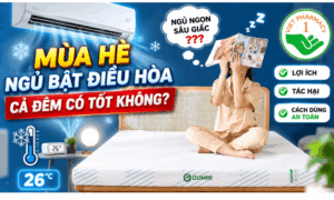Mùa hè ngủ bật điều hòa cả đêm có tốt không?