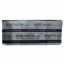 Viên nén phân tán điều trị tăng huyết áp Ocethizid 5/12,5 (Hộp 50 viên)
