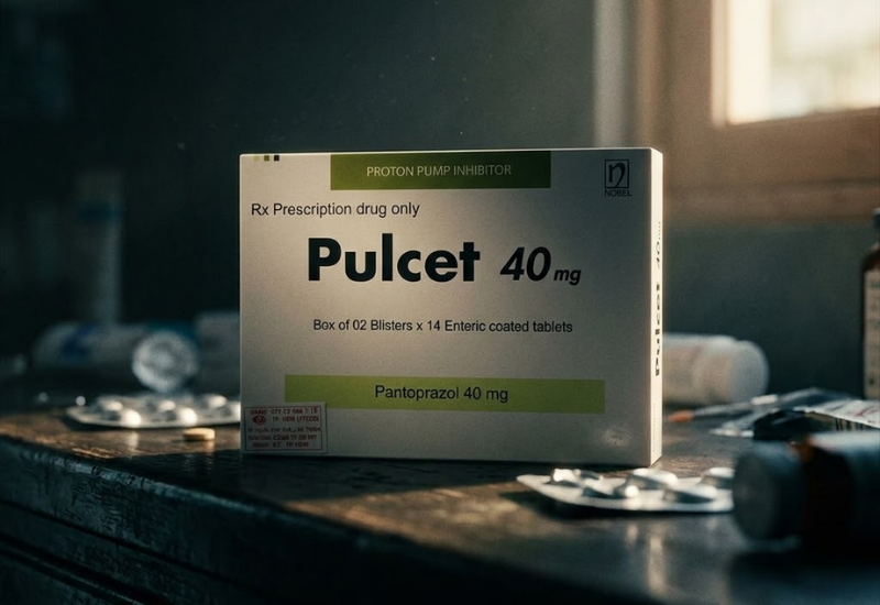 Viên uống điều trị dạ dày Pulcet 40mg (Hộp 28 viên)