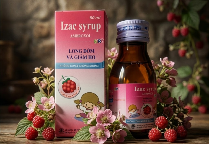 Siro ho tiêu chất nhầy Izac Syrup (Chai 30ml )