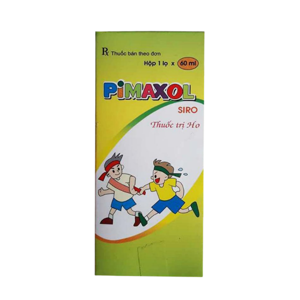 Siro trị ho Pimaxol Hataphar (Hộp 1 lọ x 60ml)