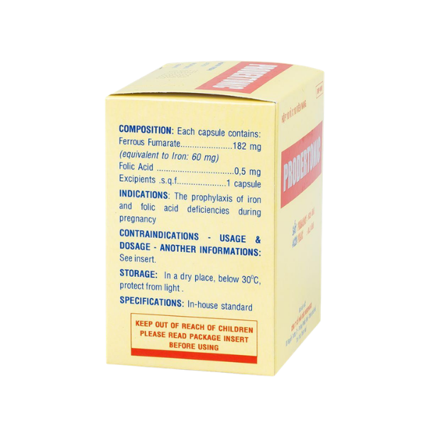 Thuốc bổ máu Prodertonic Medipharco (Hộp 100 viên)