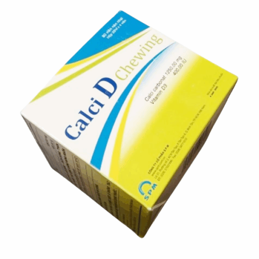 Thuốc bổ sung Canxi và Vitamin D3 Calci D Chewing (Hộp 80 viên)