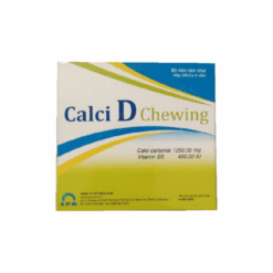 Thuốc bổ sung Canxi và Vitamin D3 Calci D Chewing (Hộp 80 viên)