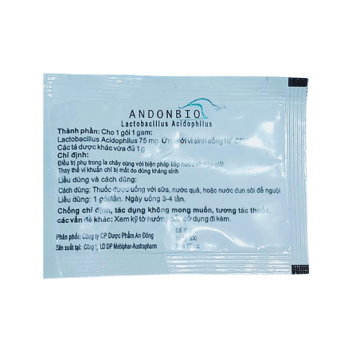 Thuốc bột hỗ trợ cân bằng hệ vi sinh đường ruột Andonbio (Hộp 50 gói)