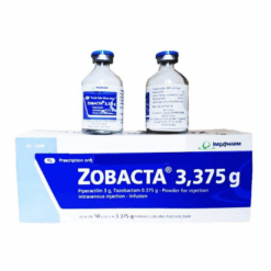 Thuốc bột pha tiêm kháng khuẩn Zobacta 3,375g (Hộp 1 lọ/10 lọ)