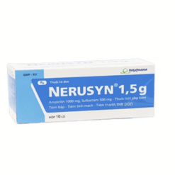 Thuốc bột pha tiêm kháng sinh Nerusyn 1,5g (Hộp 1 lọ)