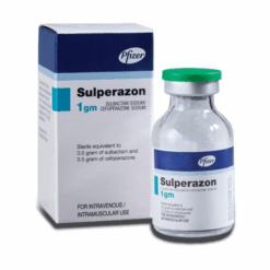 Thuốc bột pha tiêm trị nhiễm khuẩn Sulperazone 1g Pfizer (Hộp 1 lọ)