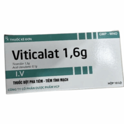 Thuốc bột pha tiêm trị nhiễm khuẩn Viticalat 1,6g (Hộp 1 lọ/10 lọ)