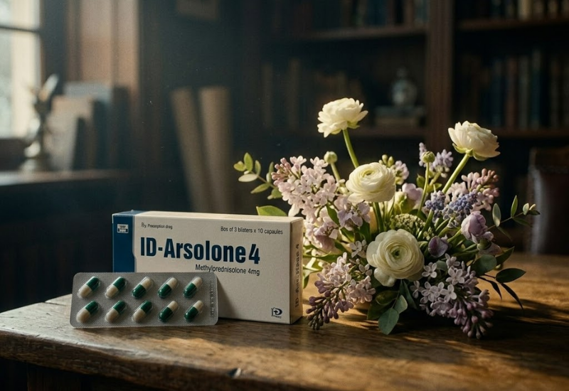 Thuốc kháng viêm ID-Arsolone 4 Hà Tây (Hộp 3 vỉ x 10 viên)