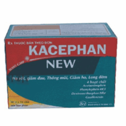 Thuốc điều trị cảm cúm Kacephan new Khapharco (Hộp 10 vỉ x 10 viên)
