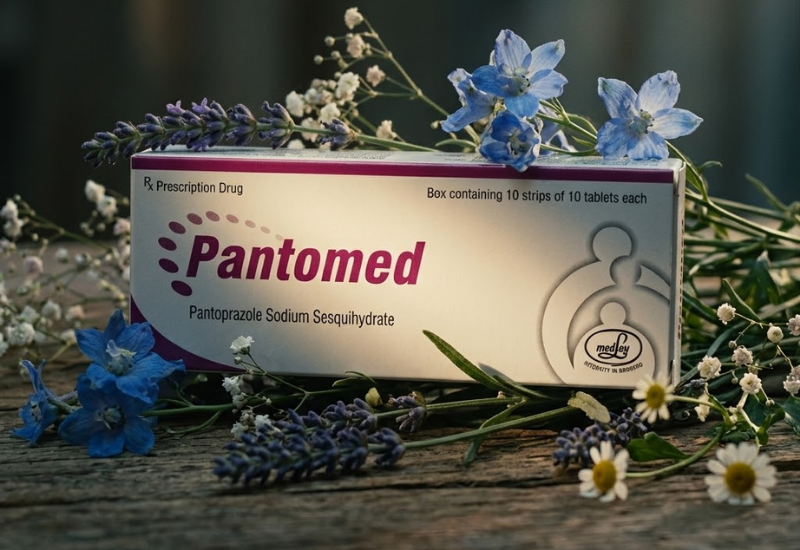Thuốc điều trị dạ dày tá tràng Pantomed Tablets 40mg Medley (Hộp 100 viên)
