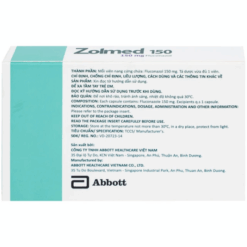 Thuốc điều trị nhiễm nấm Zolmed 150 (Hộp 100 viên)
