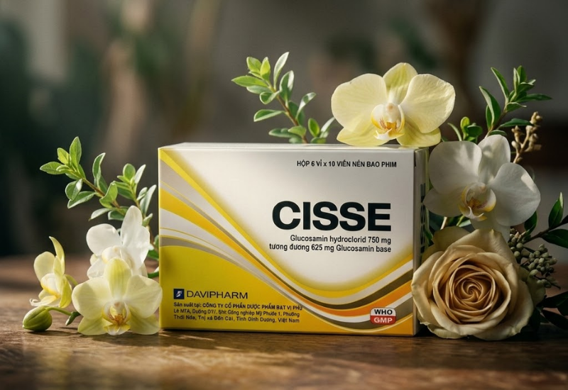 Thuốc điều trị thoái hóa khớp CISSE Davipharm (Hộp 60 viên)