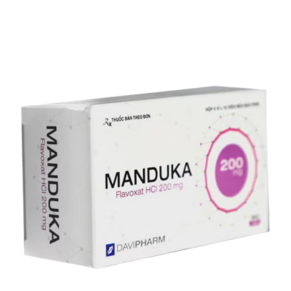 Thuốc giảm co thắt đường tiết niệu Manduka Davipharm (Hộp 60 viên)