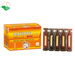 Thuốc giảm đau hạ sốt Bakidol Extra 250/2 Phương Đông (Hộp 30 ống x 5 ml)