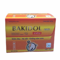 Thuốc giảm đau hạ sốt Bakidol Extra 250/2 Phương Đông (Hộp 30 ống x 5 ml)