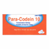 Viên uống giảm đau hạ sốt Paracodein 10 Nadyphar (Hộp 2 vỉ x 10 viên)