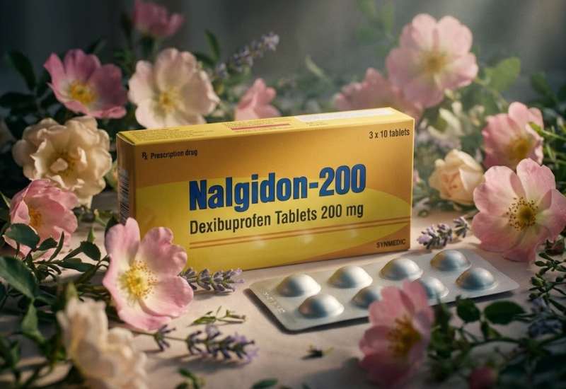 Thuốc giảm đau kháng viêm Dexibuprofen 200mg Minh Dân (Hộp 100 viên)