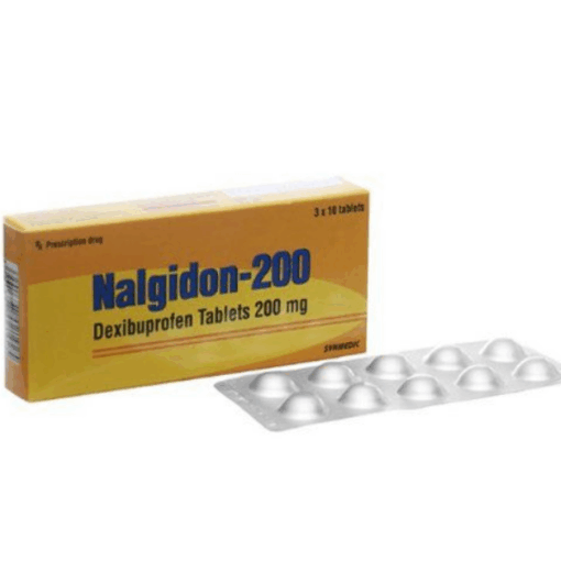 Thuốc giảm đau kháng viêm Dexibuprofen 200mg Minh Dân (Hộp 100 viên)
