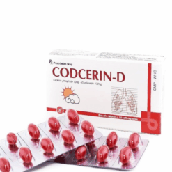 Viên uống giảm ho khan Codcerin-D Trường Thọ (Hộp 2 vỉ x 10 viên nang mềm)