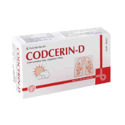 Viên uống giảm ho khan Codcerin-D Trường Thọ (Hộp 2 vỉ x 10 viên nang mềm)