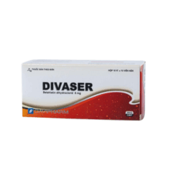 Thuốc điều trị chóng mặt Divaser 8mg Davipharm (Hộp 100 viên)