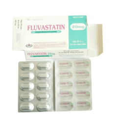 Thuốc hạ mỡ máu Fluvastatin 20 mg Minh Dân