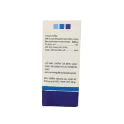 Thuốc hướng tâm thần Bidilucil 500 Bidiphar (Hộp 1 lọ + 1 ống nước cất 10ml)