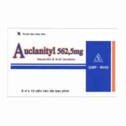 Thuốc kháng sinh điều trị nhiễm khuẩn Auclanityl 562,5mg (Hộp 20 viên)