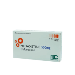 Thuốc kháng sinh Medaxetine 500mg Medochemie (Hộp 10 viên)