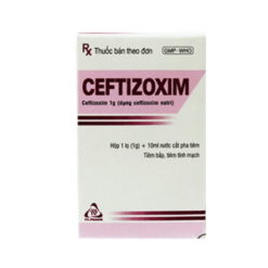 Thuốc kháng sinh tiêm Ceftizoxim 1g (Hộp 10 lọ)