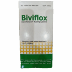 Thuốc kháng sinh trị nhiễm khuẩn Biviflox Pharbaco (Hộp 10 viên)