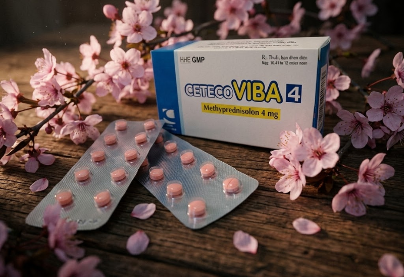 Thuốc kháng viêm Ceteco Viba 4 Foripharm (Hộp 30 viên)
