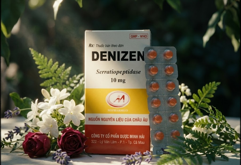 Thuốc kháng viêm giảm phù nề Denizen 10 mg Minh Hải (Hộp 100 viên)