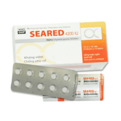 Thuốc kháng viêm giảm phù nề Seared 4200 IU TW2 (Hộp 10 vỉ x 10 viên)
