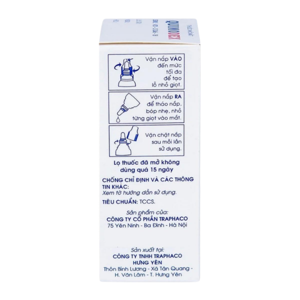 Thuốc nhỏ mắt điều trị nhiễm khuẩn và kháng viêm Quimodex Traphaco (Lọ 5ml)