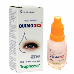 Thuốc nhỏ mắt điều trị nhiễm khuẩn và kháng viêm Quimodex Traphaco (Lọ 5ml)