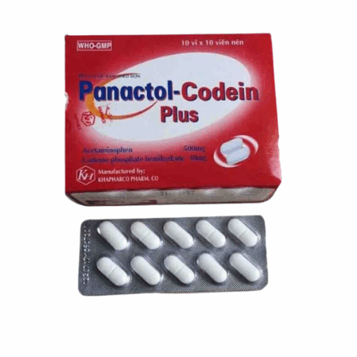 Viên uống Panactol Codein plus (Hộp 10 vỉ x 10 viên)