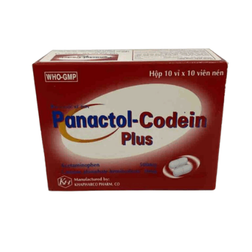 Viên uống Panactol Codein plus (Hộp 10 vỉ x 10 viên)
