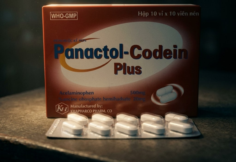 Viên uống Panactol Codein plus (Hộp 10 vỉ x 10 viên)