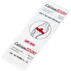 Thuốc sủi bổ sung canxi Calcium zindo (Ống 20 viên)