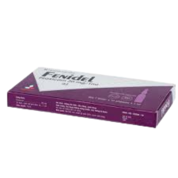 Thuốc tiêm giảm đau kháng viêm Fenidel 20mg/1ml Vinphaco (Hộp 5 ống)