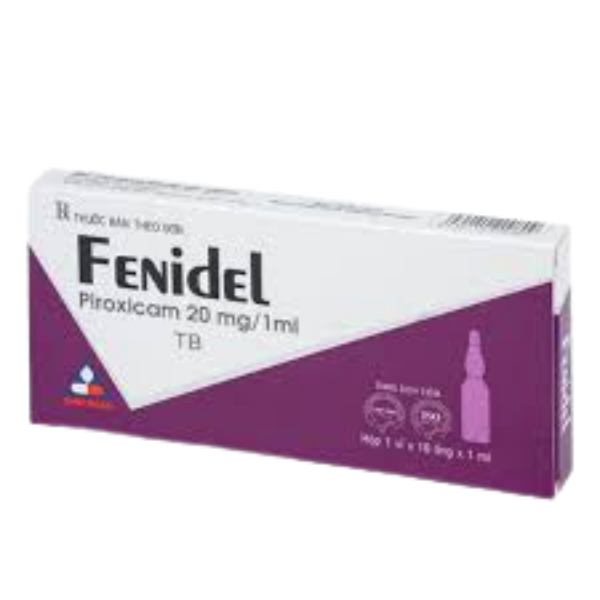 Thuốc tiêm giảm đau kháng viêm Fenidel 20mg/1ml Vinphaco (Hộp 5 ống)