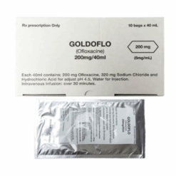 Thuốc tiêm truyền kháng sinh Goldoflo (Hộp 10 túi 40ml)