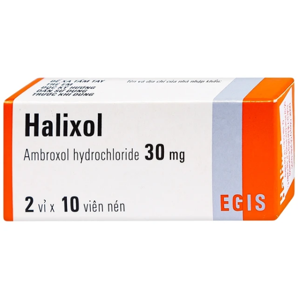 Thuốc tiêu nhầy long đờm Halixol Egis (Hộp 20 viên)