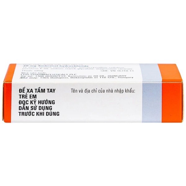 Thuốc tiêu nhầy long đờm Halixol Egis (Hộp 20 viên)