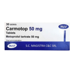 Thuốc tim mạch Carmotop 50mg Magistra (Hộp 30 viên)