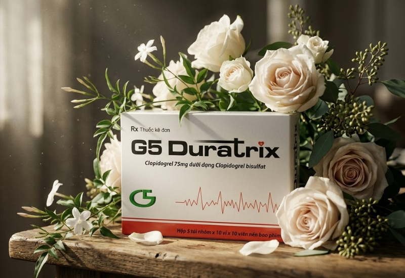 Thuốc tim mạch G5 Duratrix Hataphar (Hộp 30 viên)
