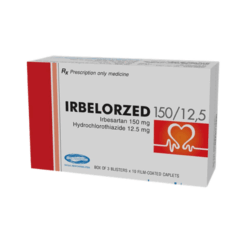 Thuốc trị tăng huyết áp Irbelorzed 150/12,5 SaVi (Hộp 3 vỉ x 10 viên)